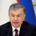 FILE PHOTO: Uzbek president Shavkat Mirziyoyev attends a news conference with his Kazakh counterpart Kassym-Jomart Tokayev in Tashkent, Uzbekistan April 15, 2019.  REUTERS/Mukhtar Kholdorbekov