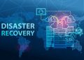 Disaster Recovery Cloud Server Data Loss Prevention Concept Background