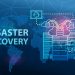 Disaster Recovery Cloud Server Data Loss Prevention Concept Background